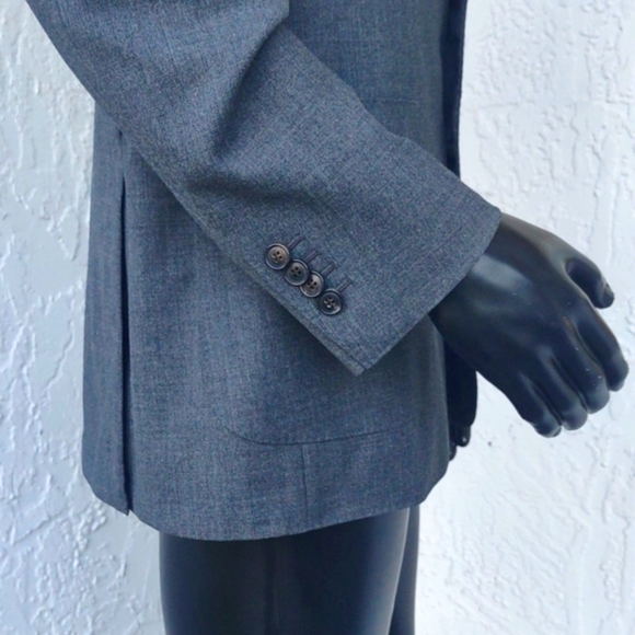 Suit Supply Men's Havana Patch Unlined Slim Cut Premium Blazer - Picture 9 of 16